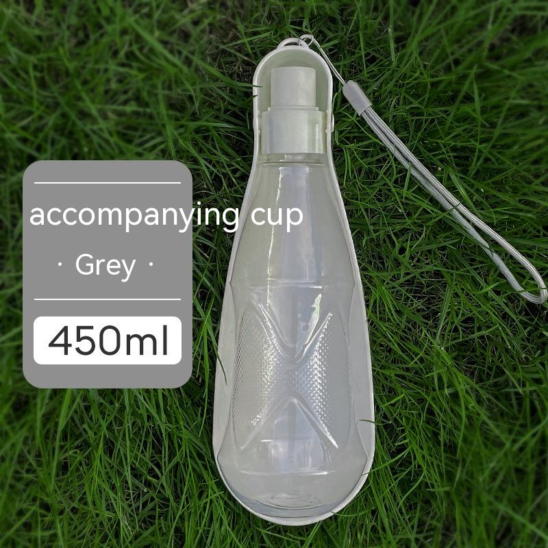 Copo de água para animais de estimação, portátil, dobrável, garrafa de água para cães, 550ml, grande capacidade, médio a grande, garrafa para beber