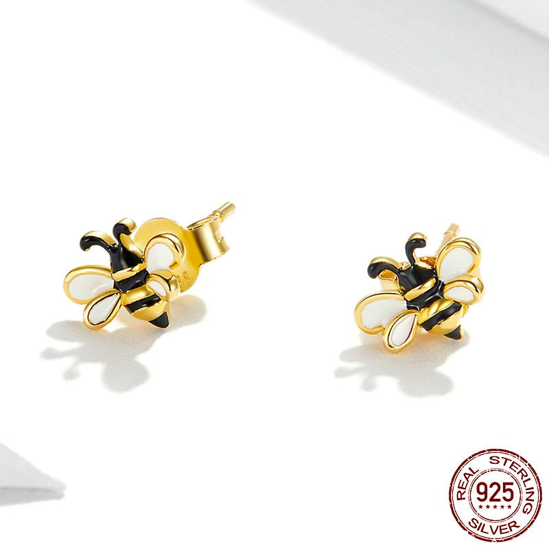 Niche Design Insect S925 Silver Earrings SCE1182