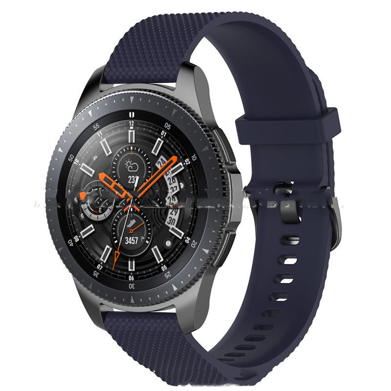 Adequado para Bracelete de Silicone com Partículas de Diamante para Galaxy Watch 42mm