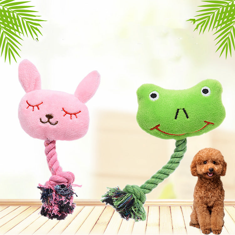 Brinquedo de Peluche Sonoro Resistente a Mordidas para Cães