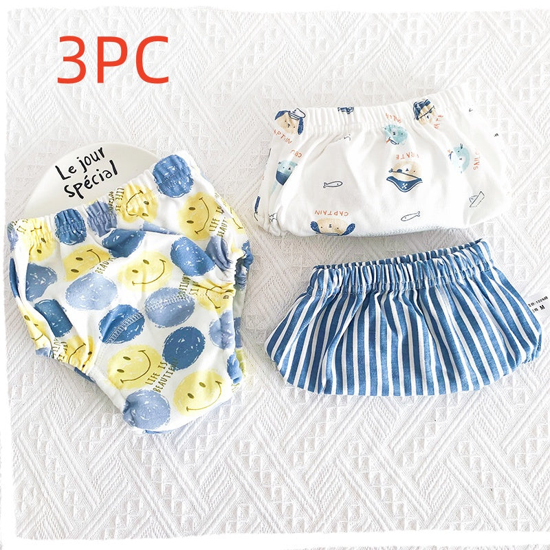 Baby's 6-layer Gauze Breathable Diaper Training Pants