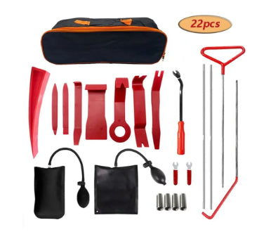 Car Tool Kit With No Damage Air Wedge Bag