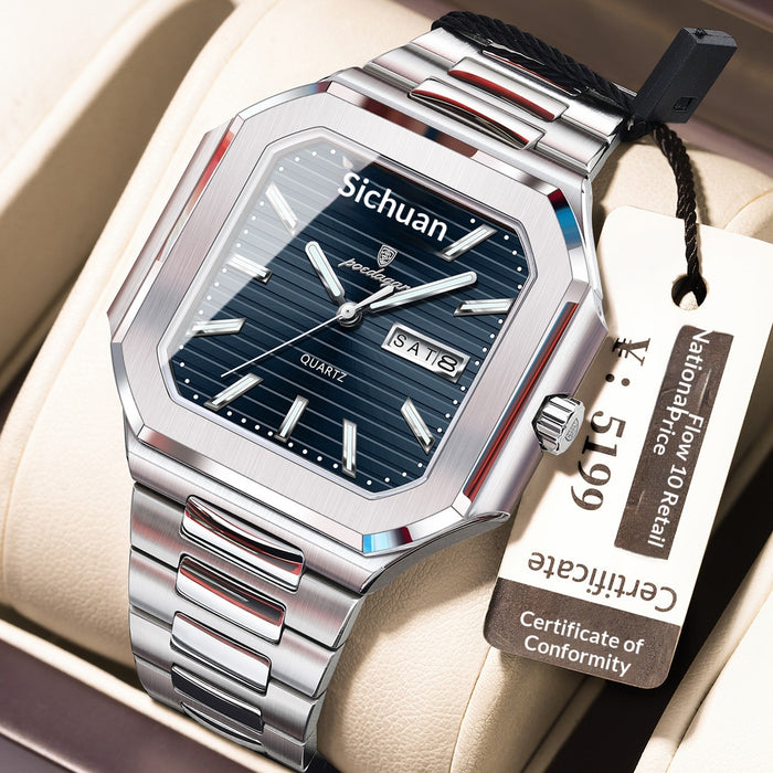 Waterproof Watch Fashionable Luminous Ultra-Thin Mens
