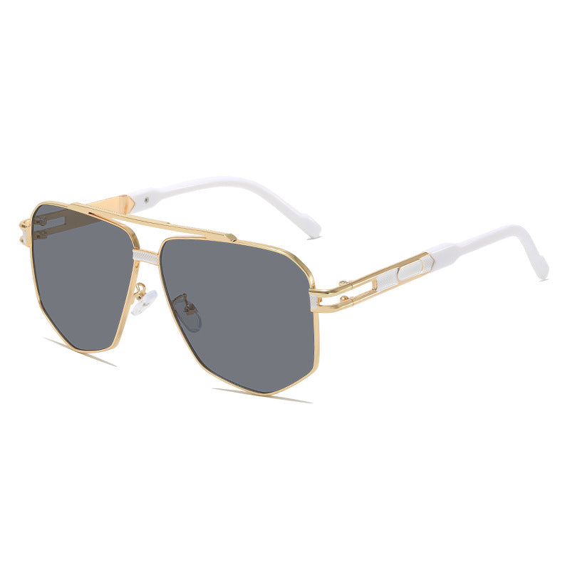 Affordable Luxury Fashion Metal Mens Sun-Protective Sunglasses