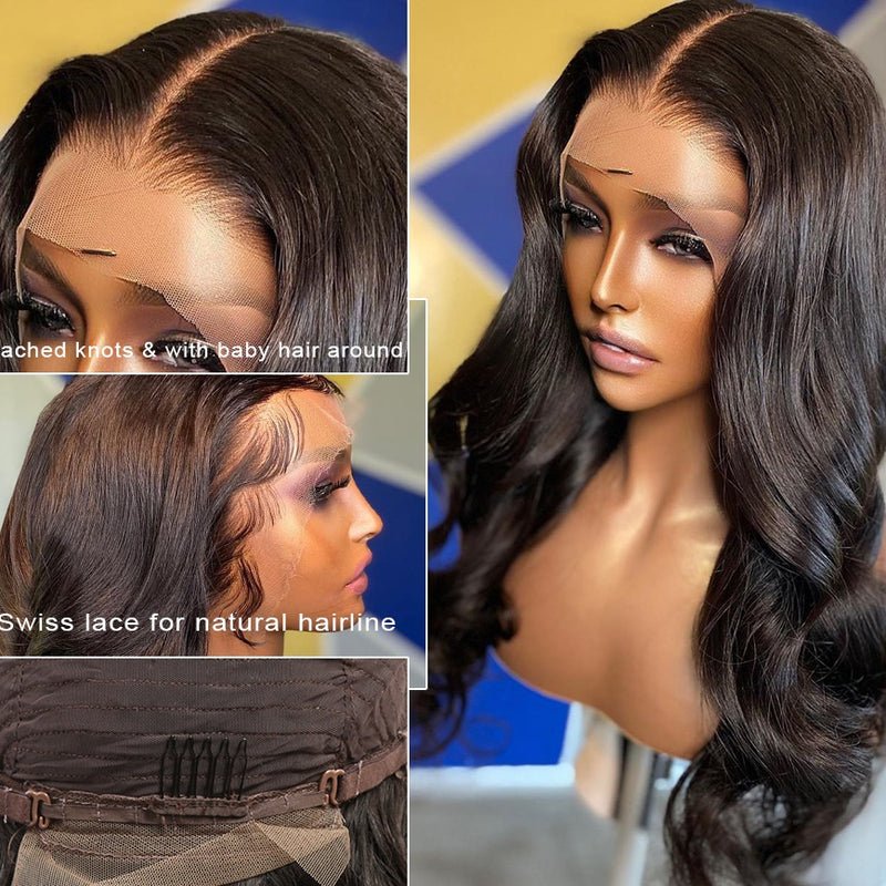 Body Wave Lace-Front-Perücke für schwarze Frauen