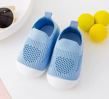 Sapatos de Caminhada com Sola Macia e Antiderrapante para Bebé (Primavera/Outono)