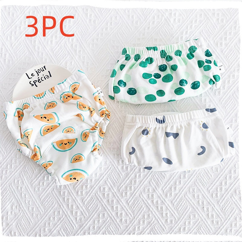 Baby's 6-layer Gauze Breathable Diaper Training Pants