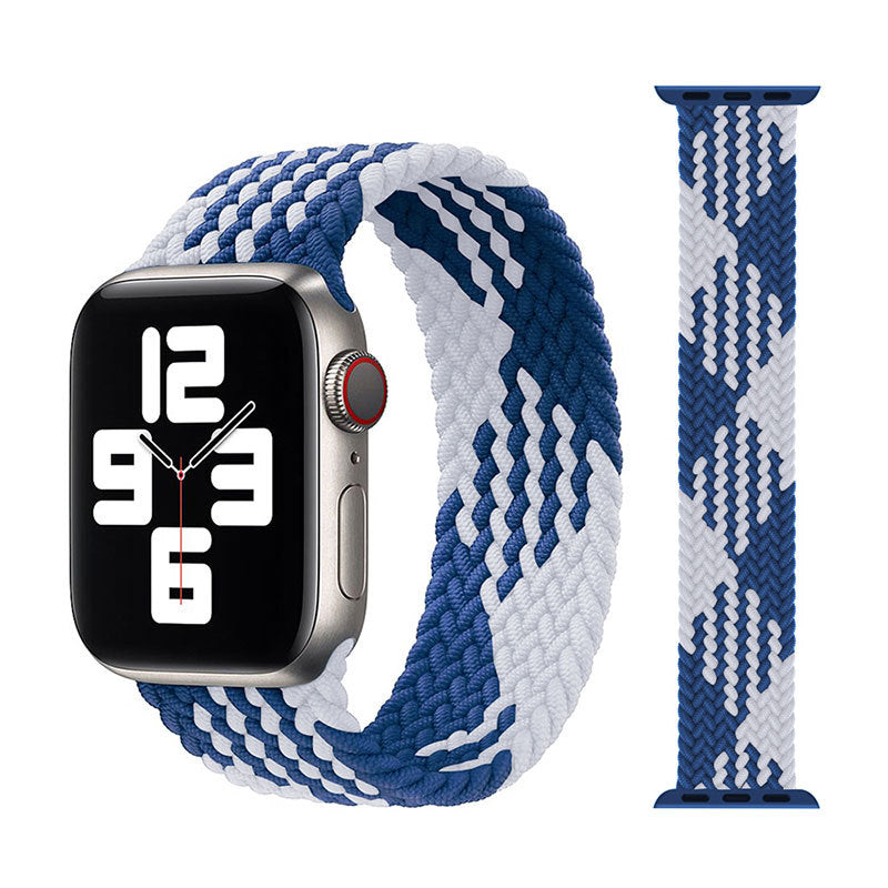 Single Loop Nylon Braided Elastic Strap
