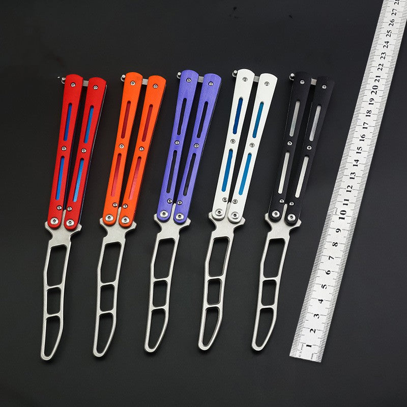 Outdoor Play Cool Tools Should Be Bearing Plate Butterfly Swinging Knife