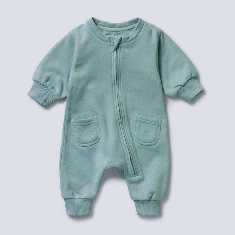 Spring Autumn Solid-color Long-sleeve Baby Onesie