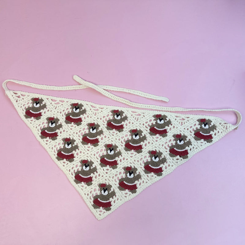 All-matching Triangular Binder Knitted Hair Band
