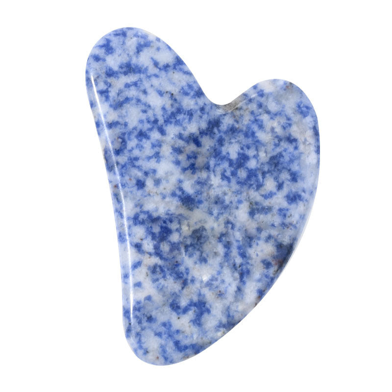 Heart-shaped Crystal Gua Sha Tool For Facial Massage