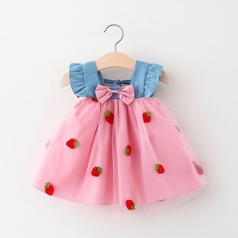 Vestido de moda coreana estilo princesa para rapariga
