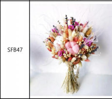 Plant Dried Flowers And Reed Decoration