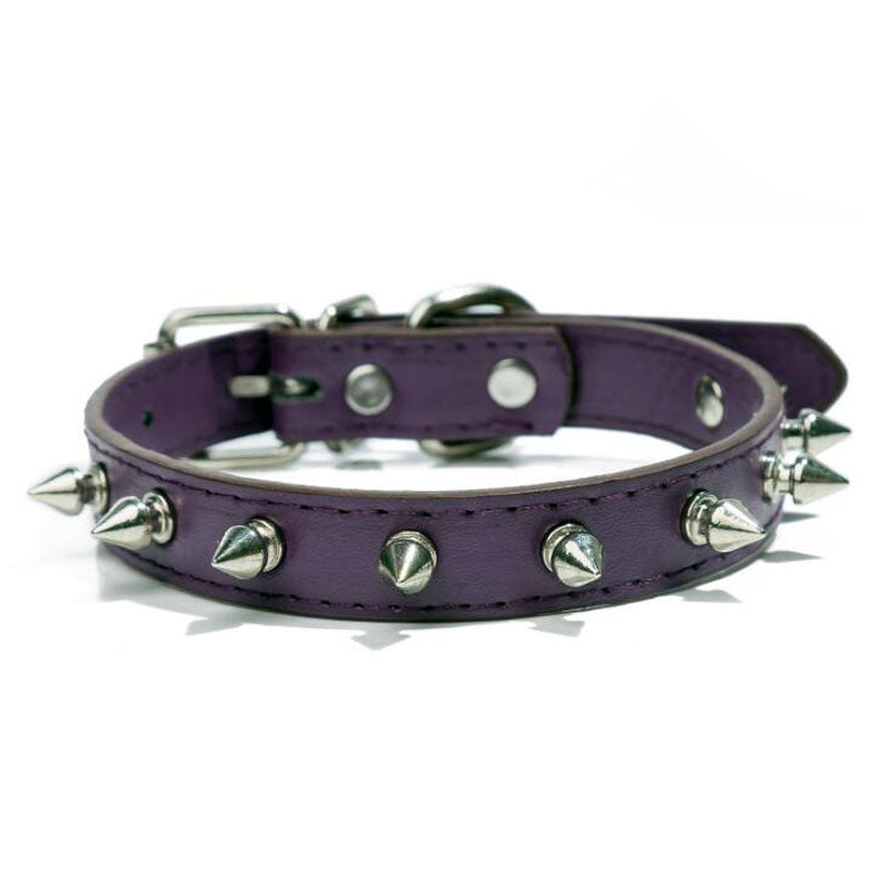 Haustier-Halsband aus mehrfarbigem PU-Leder