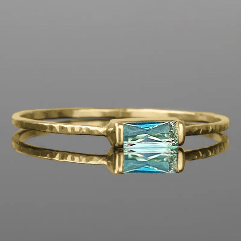 Cao Shi schlichter, feiner Ring im europäischen und amerikanischen Stil für Damen