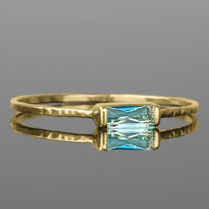 Cao Shi European And American Simple Fine Circle Ring Fashion Lady