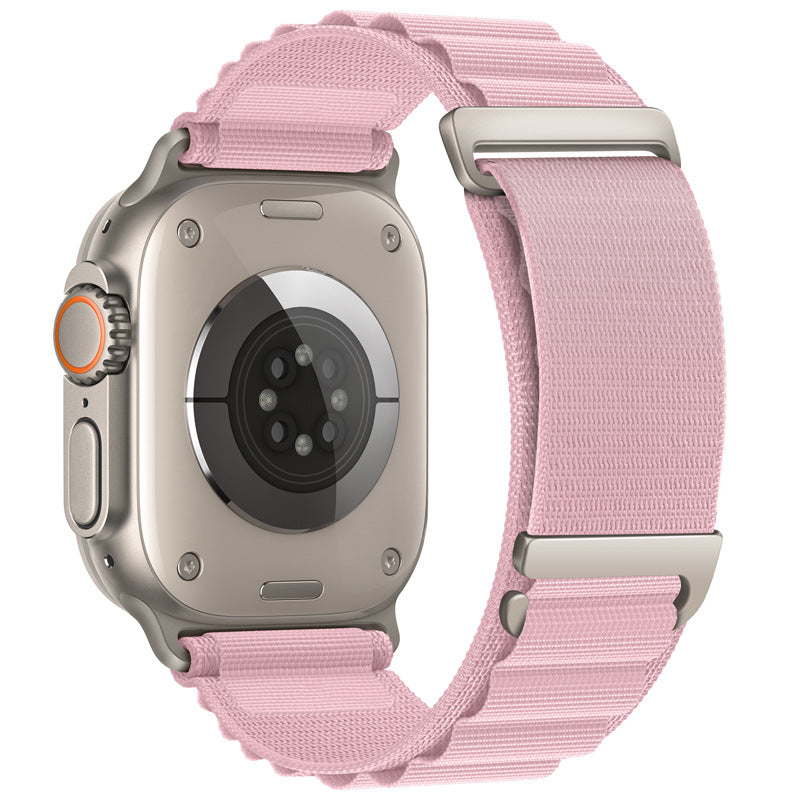 Bracelete de relógio em nylon com fivela em C e duas secções de ajuste rápido
