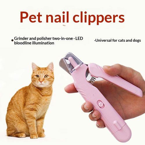 2-in-1 LED Electric Nail Clipper