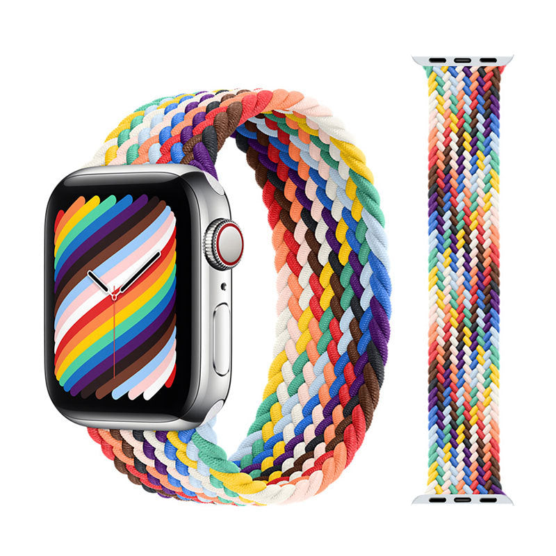 Single Loop Nylon Braided Elastic Strap