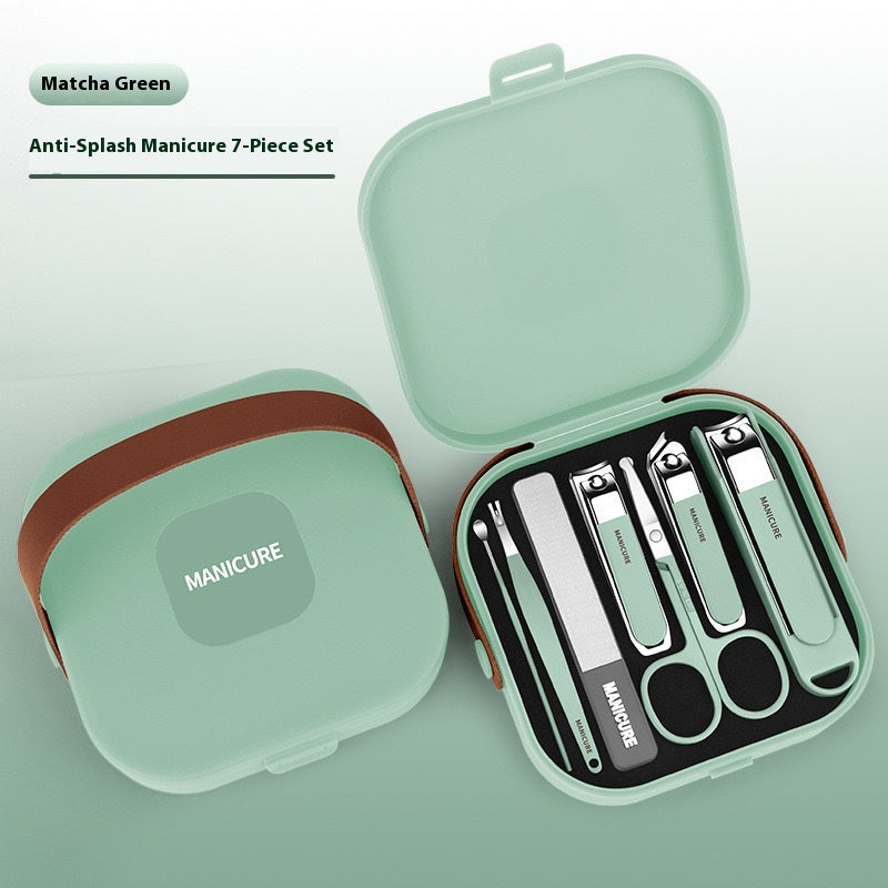 Anti-splash Portable Household Fingernail Maintenance Kit