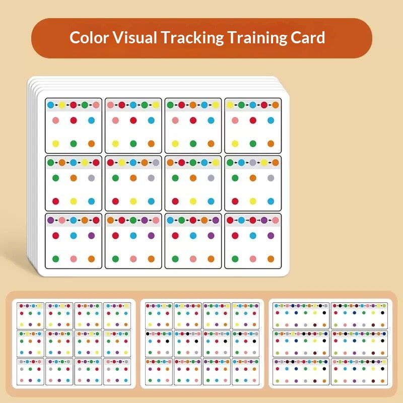 Visuelles Verfolgungstraining Konzentration Aufmerksamkeitstraining Kinder Memory-Spiel Kindergarten Lernspielzeug für Babys