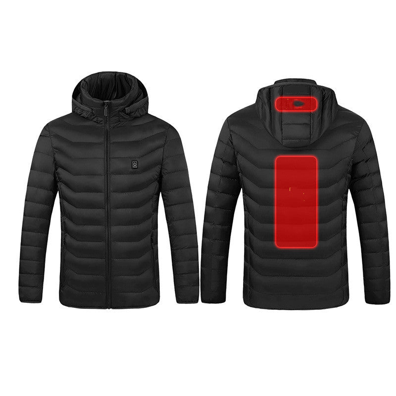 USB-beheizbare Steppjacke