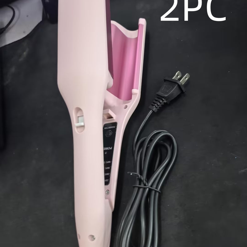 Hair Curling Iron 32mm Deep Wave Hair Curler 4 Temperature Adjustable Fast Heating Crimping Iron Styler Wand For All Hair Style